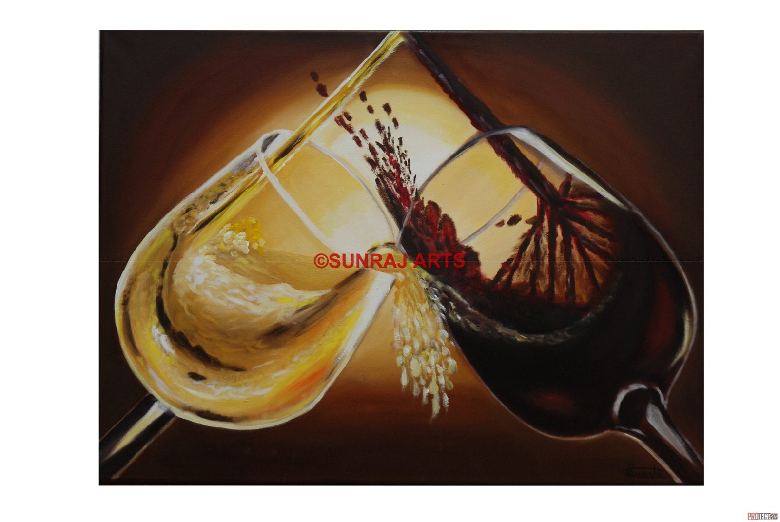 Cheers ( Oil on Canvas),45x60cm